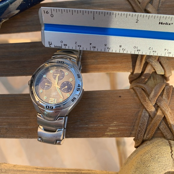 Fossil BLUE Silver Tone Water Resistant BQ-9093 Unisex Watch - Picture 7 of 9